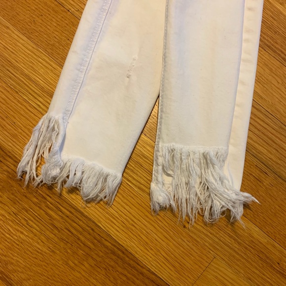 Zara fringe white jeans - Picture 5 of 7